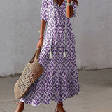 Michaela - Robe Boho avec Couverture du Ventre