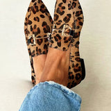 Gia - Mocassins Élégants Léopard