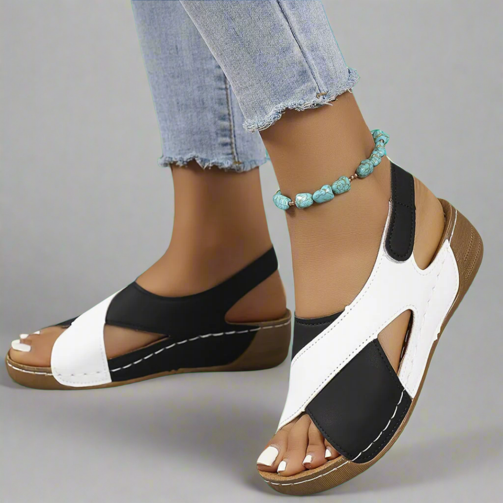 Kendra - Sandales Orthopédiques Colorblock