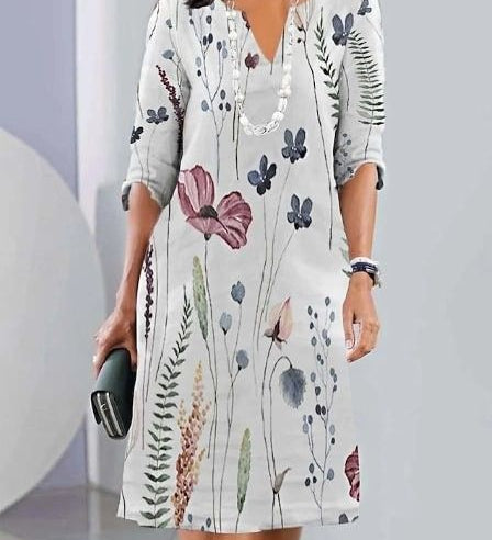 ELEANOR | ROBE FLORALE À NIVEAUX