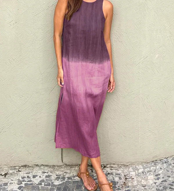Heather - Robe Gradient Décontractée