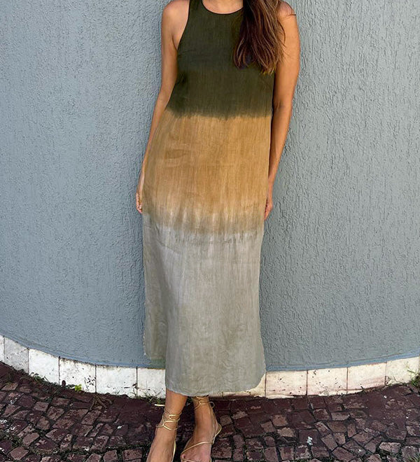 Heather - Robe Gradient Décontractée