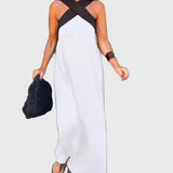 Elena | Robe Maxi Fluide Élégante