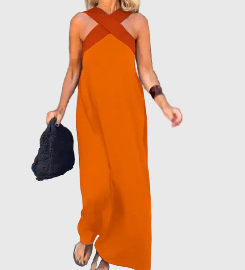 Elena | Robe Maxi Fluide et Élégante