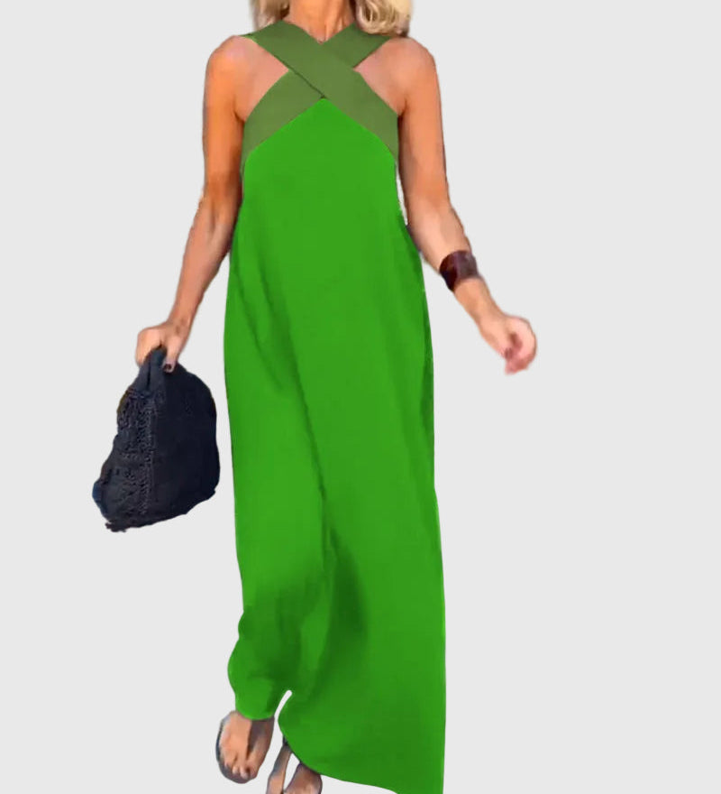 Elena | Robe Maxi Fluide et Élégante