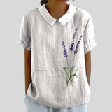 Haut Fleuri Confort Élégant