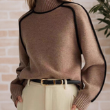 Donna | Pull Élégant à Col Haut