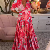 Floriana - Robe Florale Vibrante