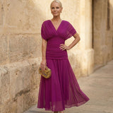Fiona | Élégante Robe Fuchsia
