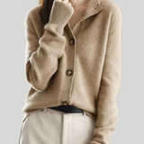 Claire | Cardigan en Cachemire Style Rétro