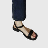Kaia - Sandales en cuir orthopédique
