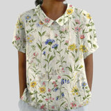 Haut Fleuri Confort Élégant