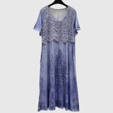 INDIGO | ROBE MIDI FLORALE ÉLÉGANTE