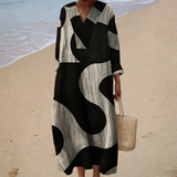 Robe d’Été Imprimée Flatteuse