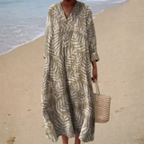 Robe d’Été Imprimée Flatteuse