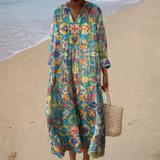 Robe d’Été Imprimée Flatteuse