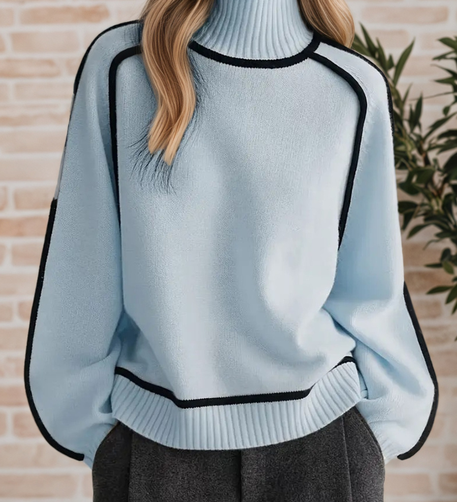 Donna | Pull Élégant à Col Haut
