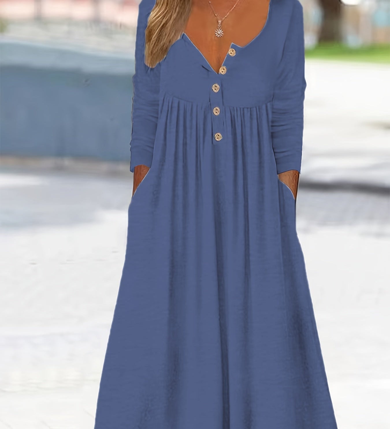 ZARA | ROBE MIDI À BOUTONS SUR LE DEVANT