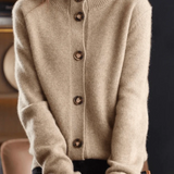 Claire | Cardigan en Cachemire Style Rétro