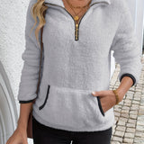 Juliette | Sweat à capuche zippé mi-hauteur
