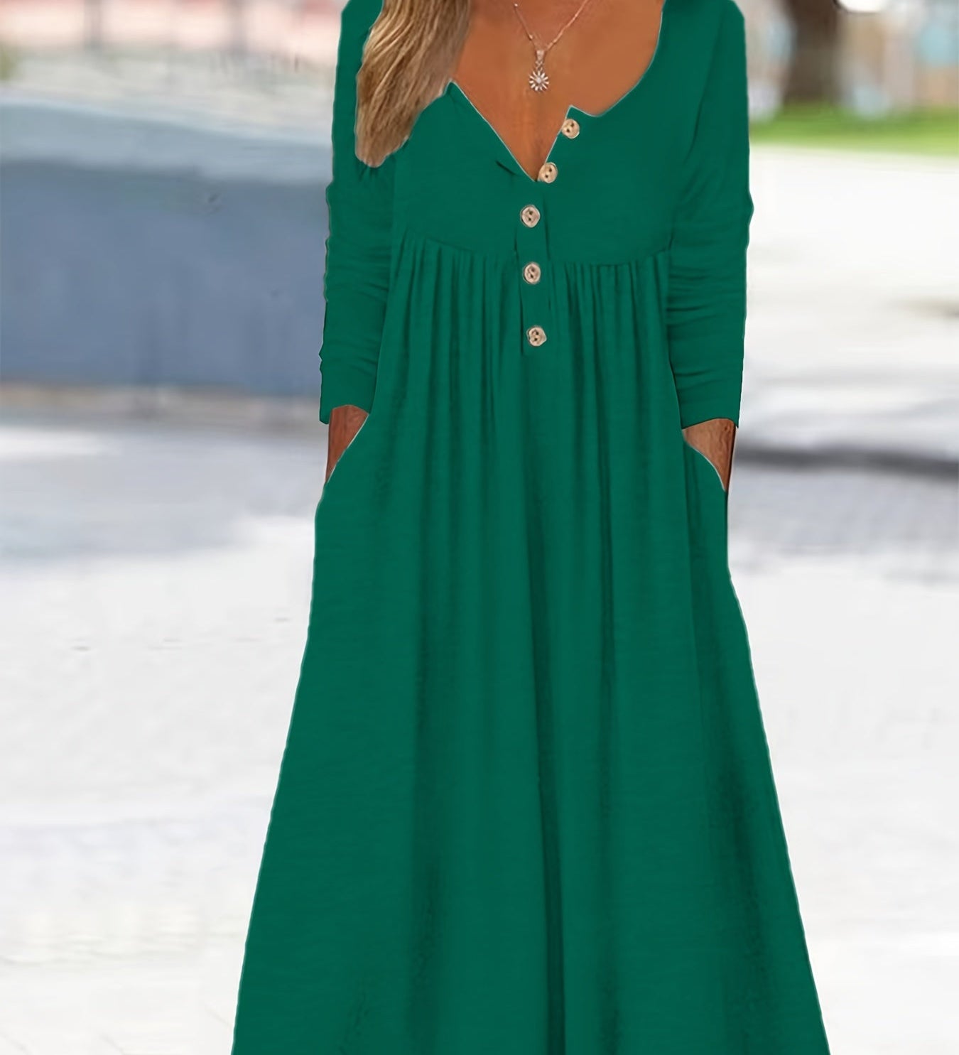 ZARA | ROBE MIDI À BOUTONS SUR LE DEVANT