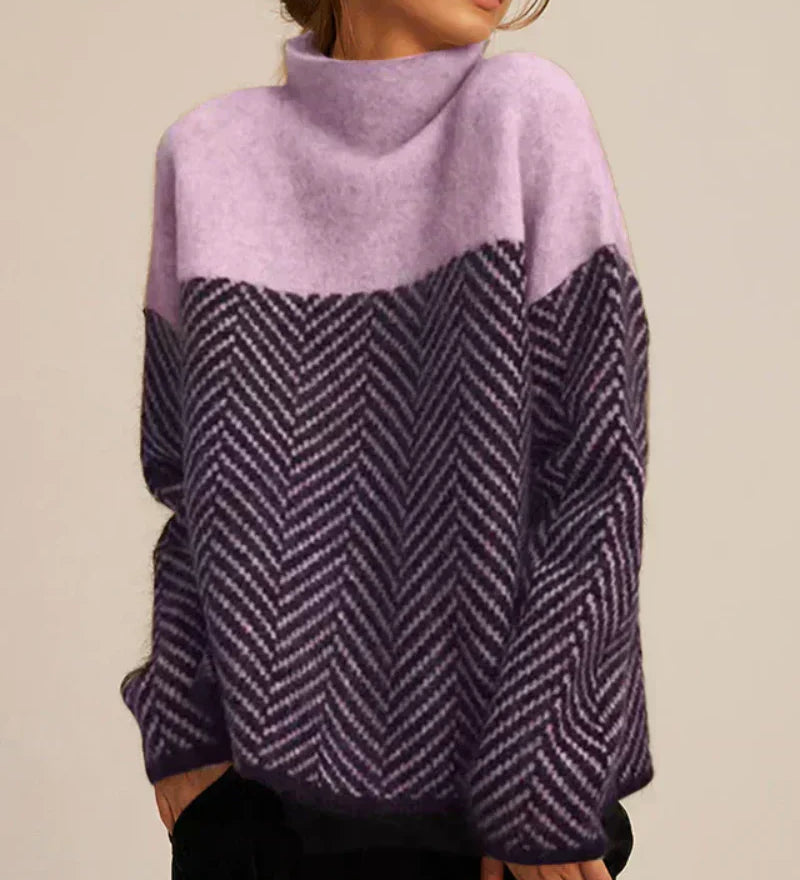 Norah | Pull en Coton à Col Montant