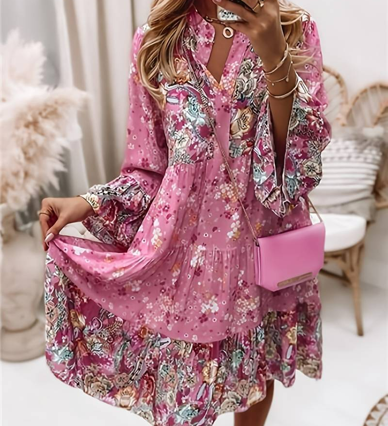 Eira - Robe Boho Imprimée