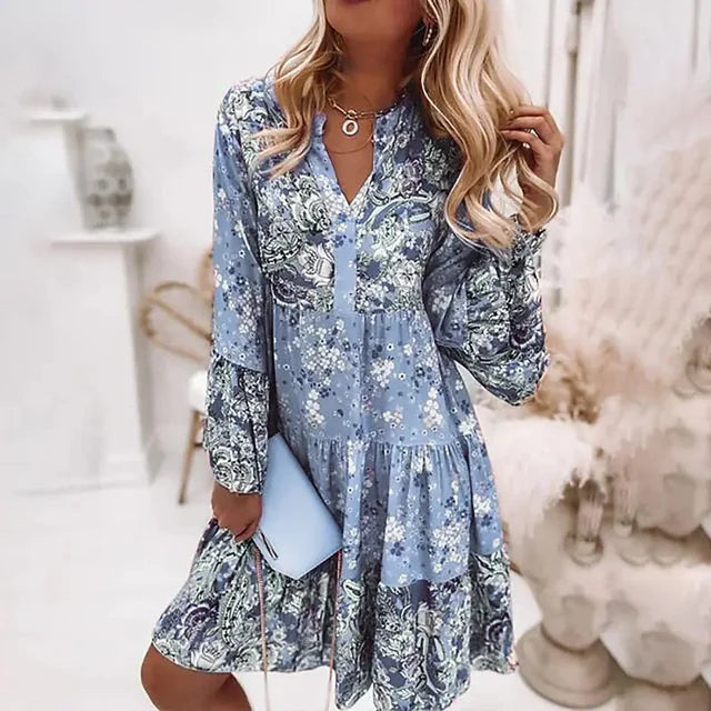 Eira - Robe Boho Imprimée