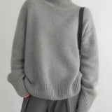 Amaya | Pull Col Roulé en Cachemire Luxueux