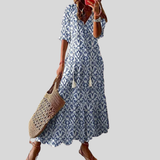 Michaela - Robe Boho avec Couverture du Ventre