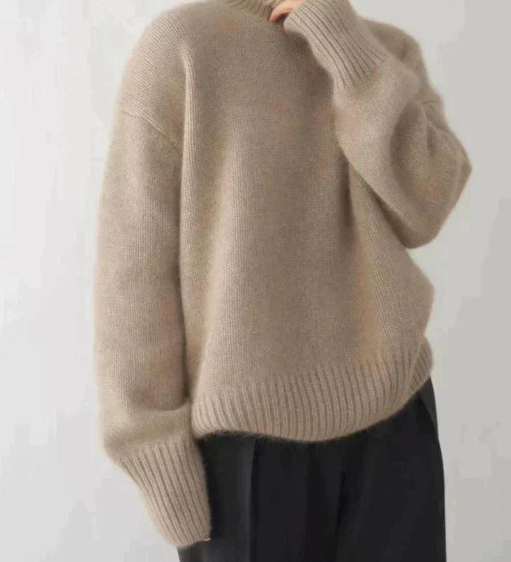 Amaya | Pull Col Roulé en Cachemire Luxueux