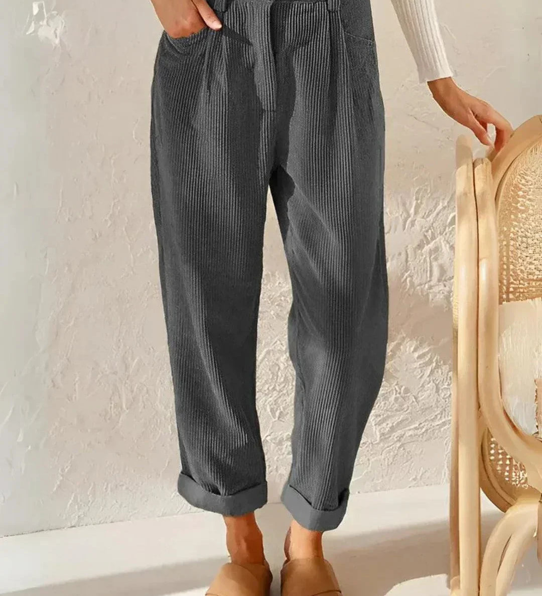 Cassidy - Pantalon Décontracté Intemporel