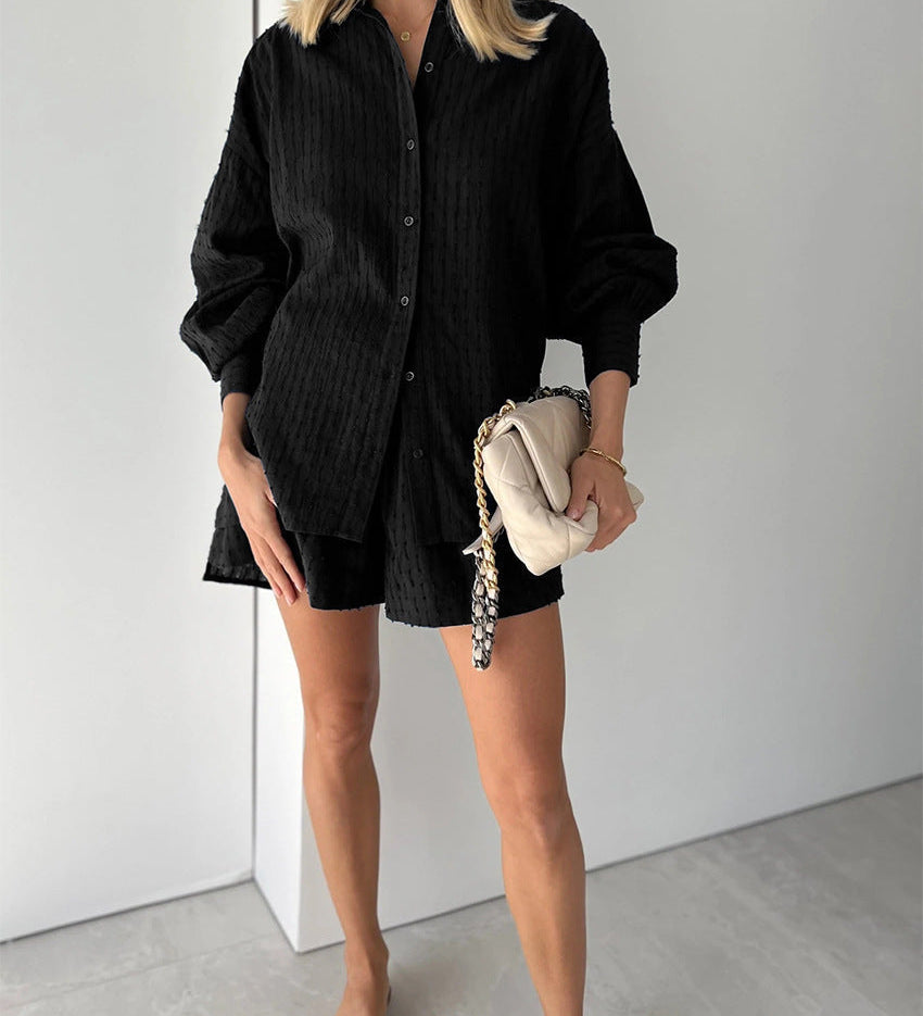 Elizabeth - Ensemble Chemise et Shorts Léger