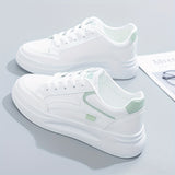 Baskets blanches chic confort léger