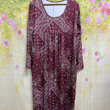 ELOWEN | ROBE MIDI À MANCHES LONGUES CASUAL