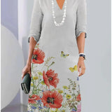ELEANOR | ROBE FLORALE À NIVEAUX