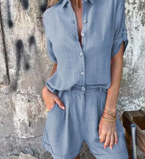 Melda - Ensemble Boutonné Aéré