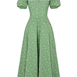 Aviana - Robe à Manches Bouffantes Bloom