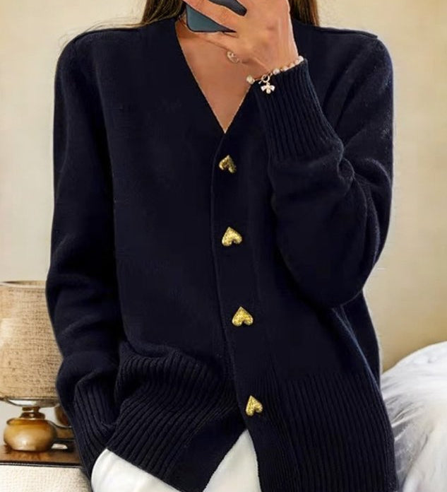 Amy | Cardigan Élégant en Maille