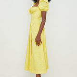 Aviana - Robe à Manches Bouffantes Bloom