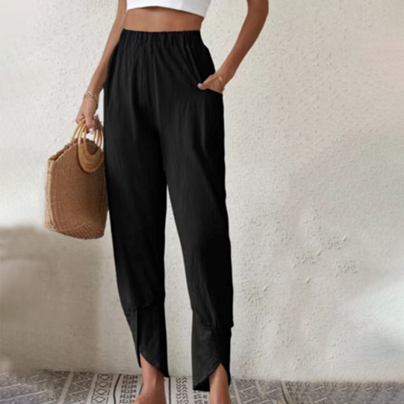 Essari - Pantalon à Ourlet Fendu